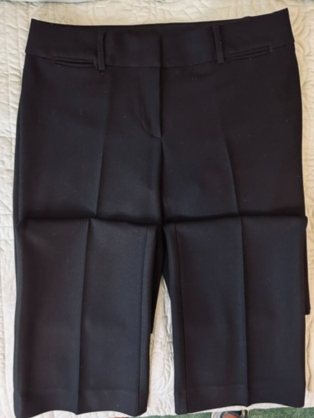 LOFT EUC Marisa Straight Leg Dress Pants Black Size 4
